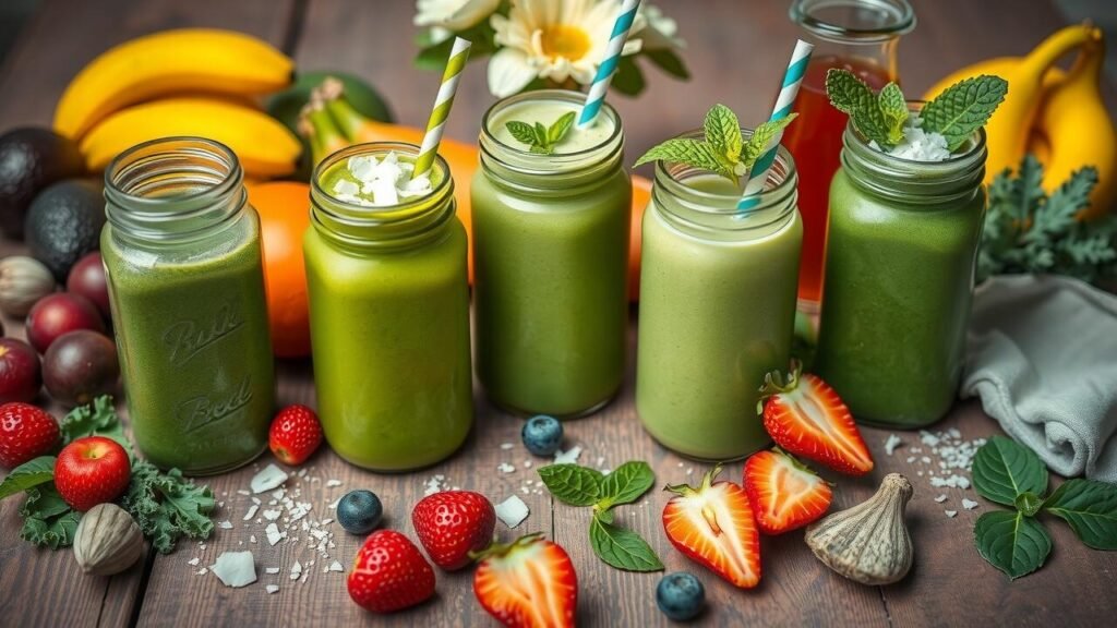 Best Vegan Green Smoothie: 1 Base + 10 Variations