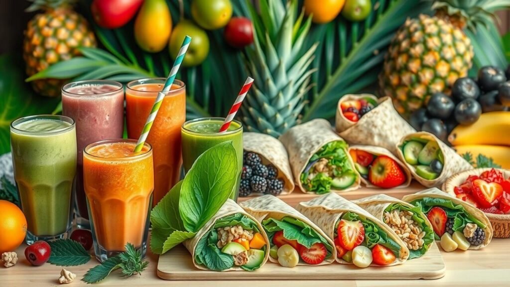 Hummus Veggie Wrap (Tropical Smoothie): Copycat Recipe