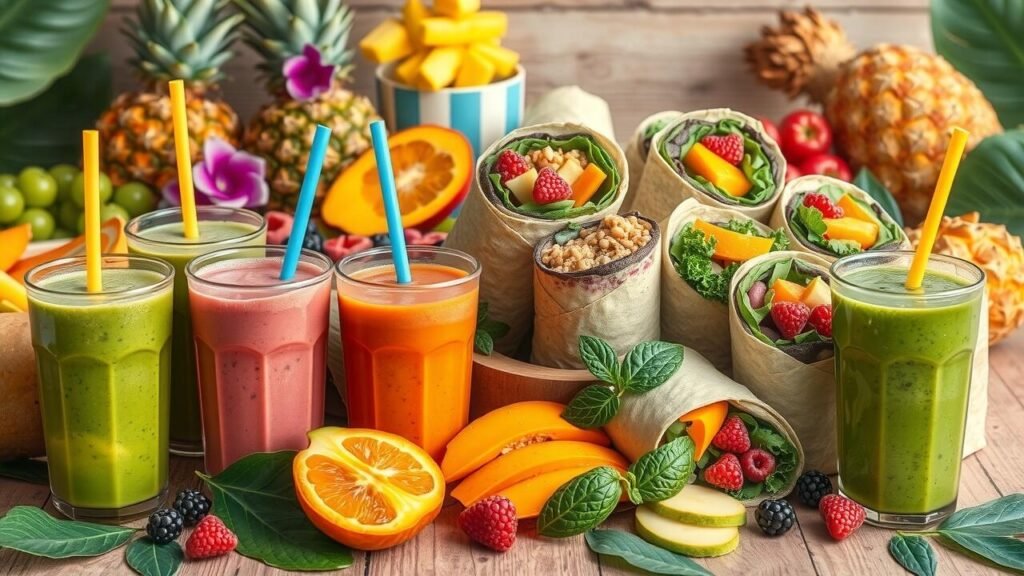 Tropical Smoothie Vegan Smoothie Ideas: Fruit + Greens Combos