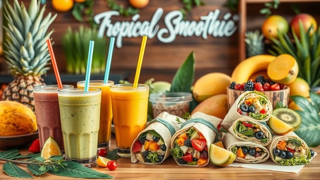 Tropical Smoothie Veggie Wrap: Vegan Ordering Guide