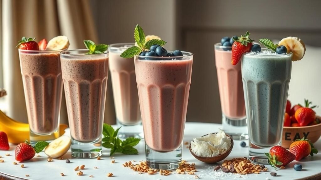 Vegan Mint Chocolate Chip Smoothie: “Ice Cream” Vibes